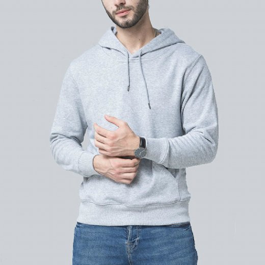 Pure male needle hoodie